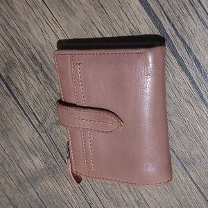 Mauve Pink Super Soft Leather Wallet India Made